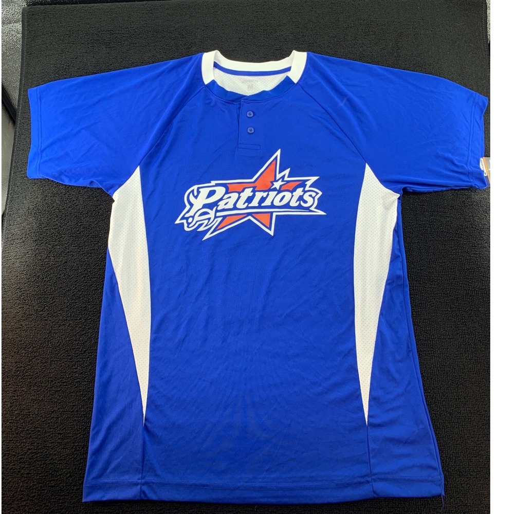 CHAMPPRO SPORTS Patriots #72 Baseball‎ Jersey Dri-Gear Athletic Shirt Men's